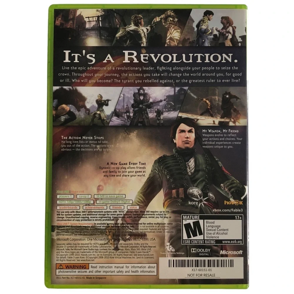 𝅺Xbox 360 Fable III 3